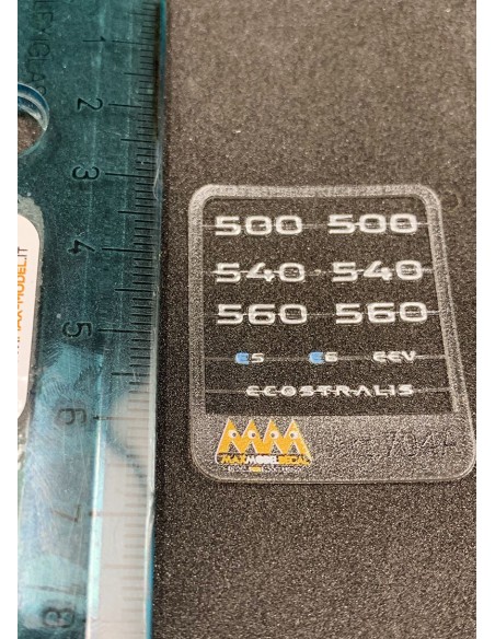 Iveco Stralis potenze - 3D - M704A misure