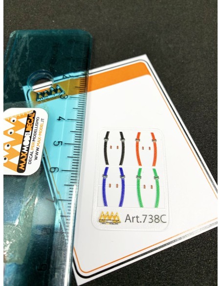 Seat Belts Truck multicolor - 3D - M738C Seat Belts Truck multicolor - 3D - M738C