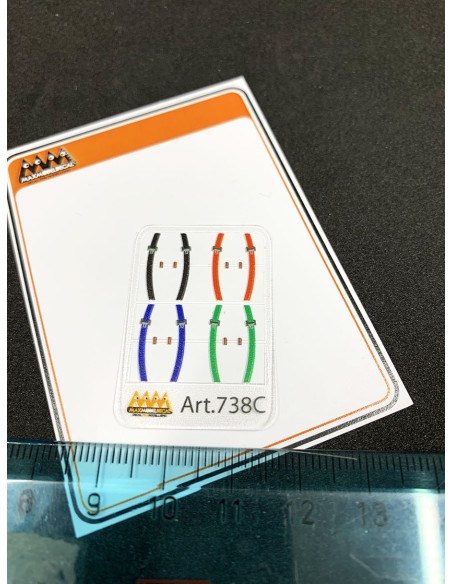 Seat Belts Truck multicolor - 3D - M738C Seat Belts Truck multicolor - 3D - M738C