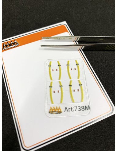 Cinture di Sicurezza Camion per Mercedes 1:87 - 3D - M738M particolare