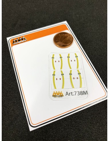 Cinture di Sicurezza Camion per Mercedes 1:87 - 3D - M738M dettaglio