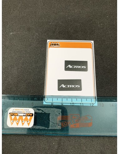 Small Actros Mudflaps - 3D - M746B