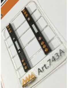 Barra luci tonde posteriori - 1:87 -  3D - M743A