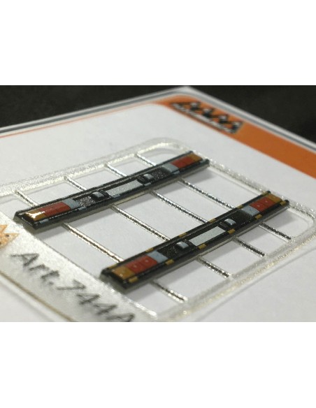 Rear square lights kit 1:87 - 3D - 744A details Rear square lights kit 1:87 - 3D - 744A details