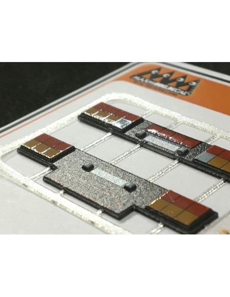 Rear square lights kit -  3D - M744B details