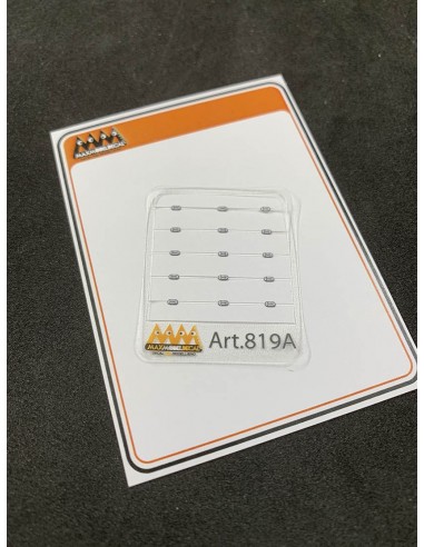 White oval LED lights - 3D - 819A