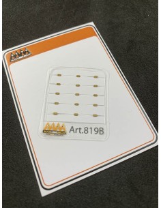 Luci LED Ovali arancio - 3D - 819B