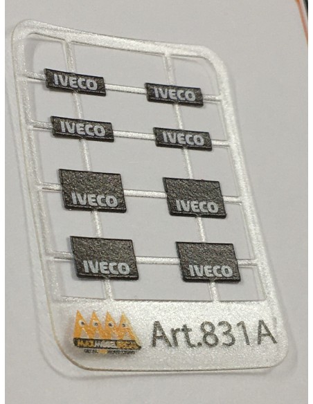 Mudflaps Iveco piccoli da motrice - 3D - M831A