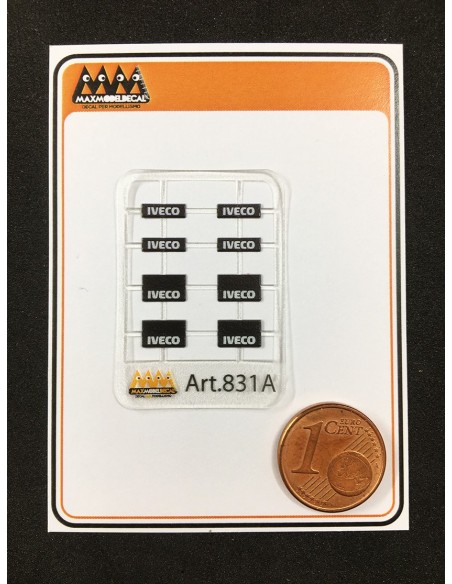 Mudflaps Iveco piccoli da motrice - 3D - M831A