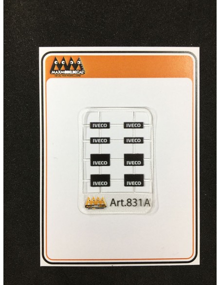 Mudflaps Iveco piccoli da motrice - 3D - M831A