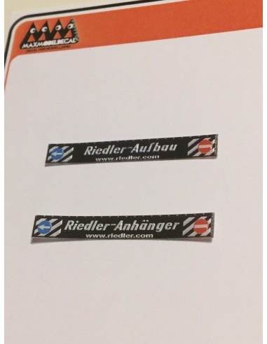 Mudflaps Riedler Aufbau and Anhanger - 3D - M818