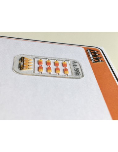 rectangular base rear lights 1:87 - 3D - M799B prospect