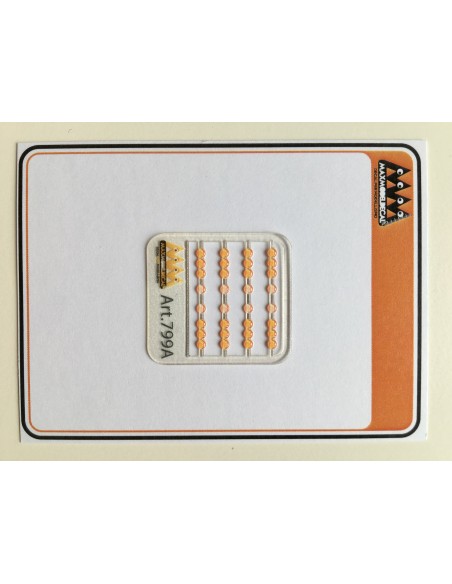 round base rear lights 1:87 - 3D - M799A side round base rear lights 1:87 - 3D - M799A side