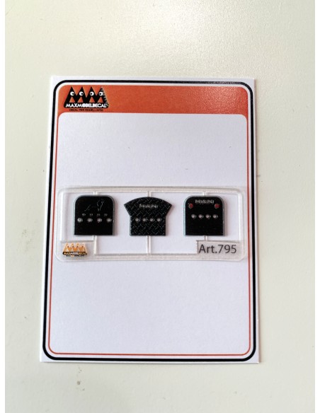 Telaio retrocabina tubi aria per MAN 1:87 - 3D - M795 Telaio retrocabina tubi aria per MAN 1:87 - 3D - M795