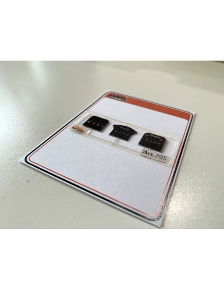 Telaio retrocabina tubi aria per MAN 1:87 - 3D - M795 particolare destro Telaio retrocabina tubi aria per MAN 1:87 - 3D - M795 particolare destro