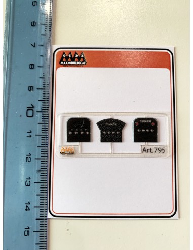 Rear cabin frame air pipes for MAN 1:87 - 3D - M795 height measurements