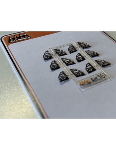 Staffe retrocabina Iveco 1:87 - 3D - M761