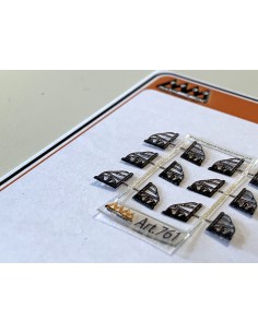 Brackets for lateral wind Iveco 1:87 - 3D - M761