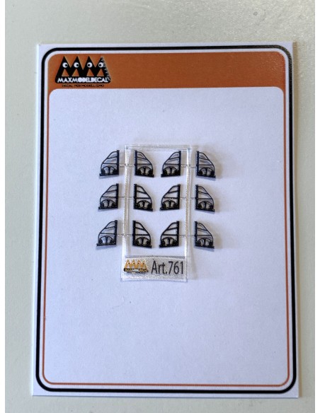 Staffe retrocabina Iveco 1:87 - 3D - M761 Staffe retrocabina Iveco 1:87 - 3D - M761