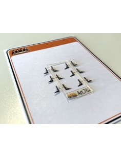 Staffe retrocabina MB 1:87 - 3D - M762