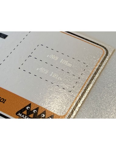 Targhe locomotore E402 101 - 3D scala H0 - M52063