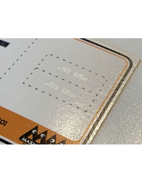 Targhe locomotore E402 101 - 3D scala H0 - M52063 Targhe locomotore E402 101 - 3D scala H0 - M52063