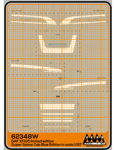 Super Space Cab Blue Edition - DAF kit XF-105 - M62348W