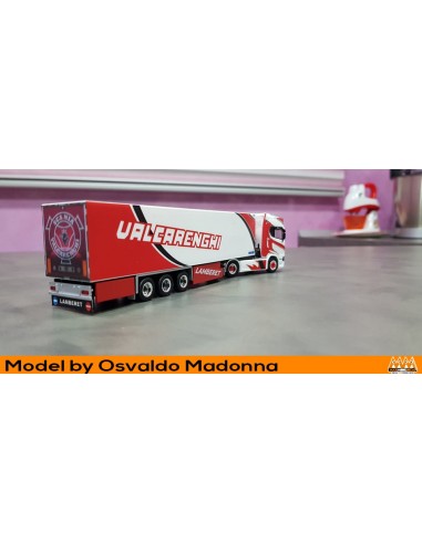 Valcarenghi - Scania S500 red - M62609 model by O.Madonna rear