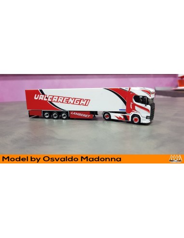 Valcarenghi - Scania S500 rosso - M62609 model by O.Madonna