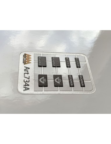 Small Mudflaps SCANIA - 3D - M734A thick decal