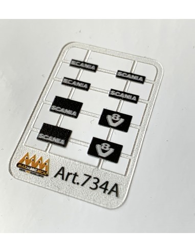 Small Mudflaps SCANIA - 3D - M734A detail