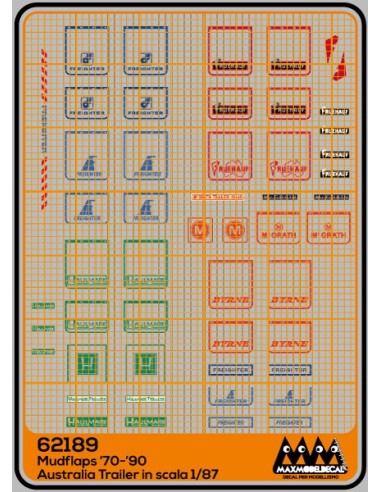 Paraschizzi per rimorchi '70-'90 Australia - M62189
