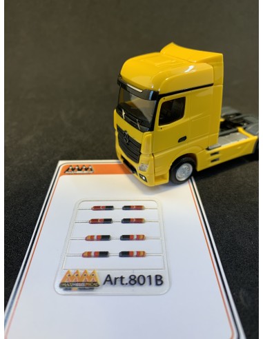 Rear lights for Mercedes Actros  MP4 - MP3  1:87 -  3D - M801B whit model