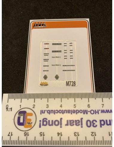 Renault Berliet loghi 1:87 -  3D - M728R musure 2