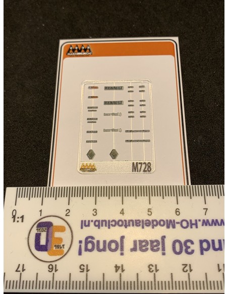 Renault Berliet loghi 1:87 -  3D - M728R musure 2 Renault Berliet loghi 1:87 -  3D - M728R musure 2