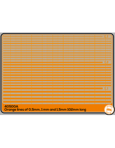 Orange Stripes different size - M40502