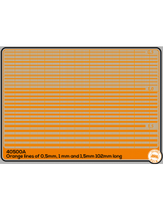 Righe colore arancio - M40500A