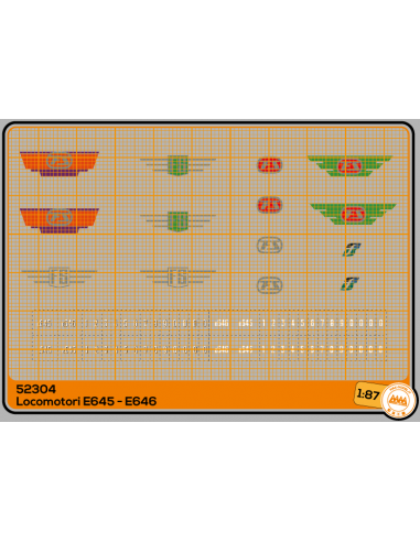 Locomotore E645-E646 - M52304