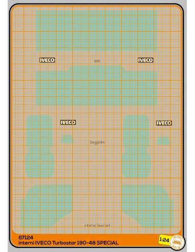 Iveco Turbostar 190-48 special - decorazione interno cabina - M67124