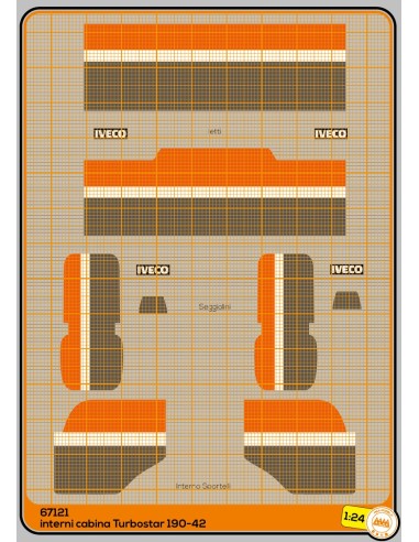 Iveco Turbostar 190-42 - decorazione interno cabina - M67121
