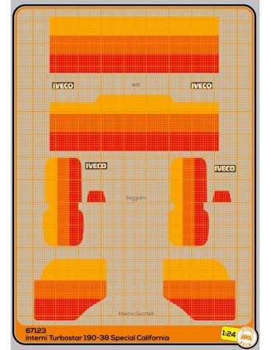 Iveco Turbostar 190-38 California - inside decoration - M67123