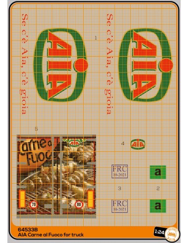 Aia Carne al fuoco - semirimorchio - M64533B