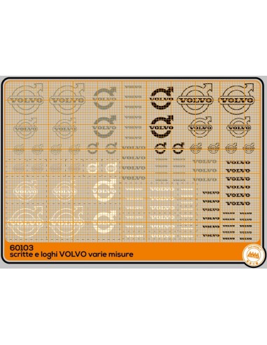 Volvo - scritte e loghi - M60103