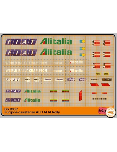 Furgone FIAT 242 Assistenza Alitalia - Rally - M651002