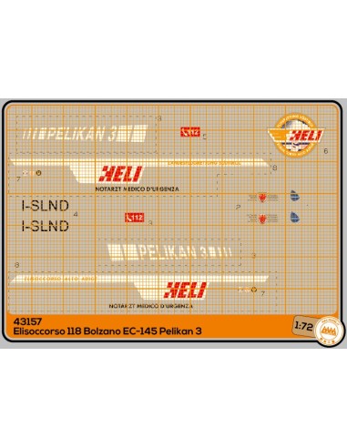 Elisoccorso 118 Bolzano EC-145 Pelikan 3 - Kit Italeri - M43157