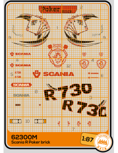 Scania R - Poker Brick- M62300M