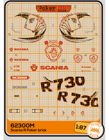 Scania R - Poker Brick- M62300M