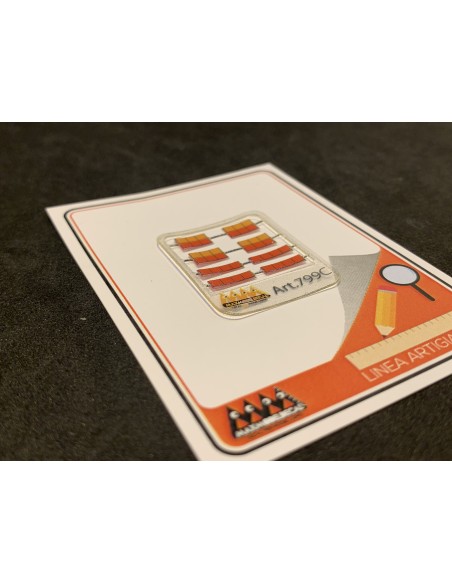 Large rectangular rear lights 1:87 - 3D - M799C thickness