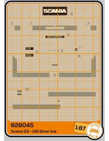 Scania 113-143 Silver line - M62804S