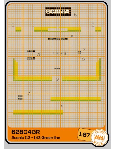 Scania 113-143 Green line - M62804GR